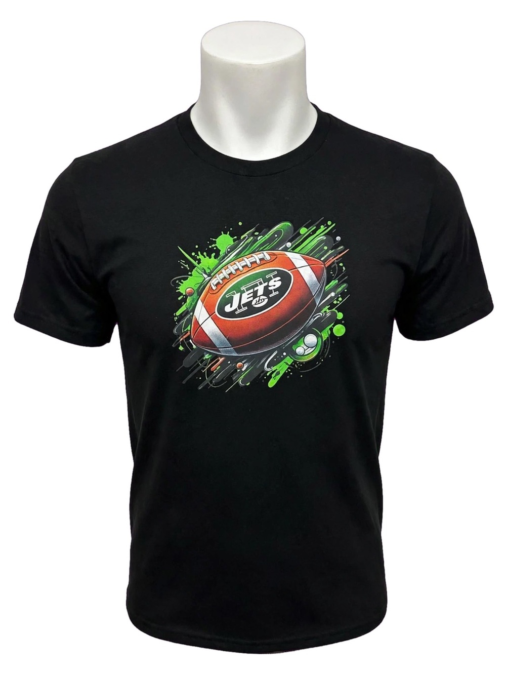 Men's Black Jets Graphic Football T-Shirt